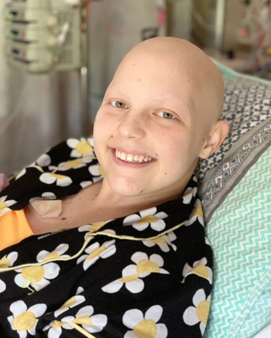 Molly Croft during treatment, 2019